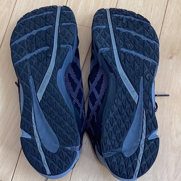 Merrell Bare Access Flex E-mesh trail running shoes. Black and gray. Size 10.5 - Picture 12 of 14